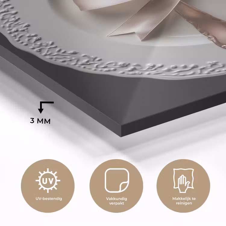 Rose - Strik - Bestek plexiglas 5mm klein -sfeer2