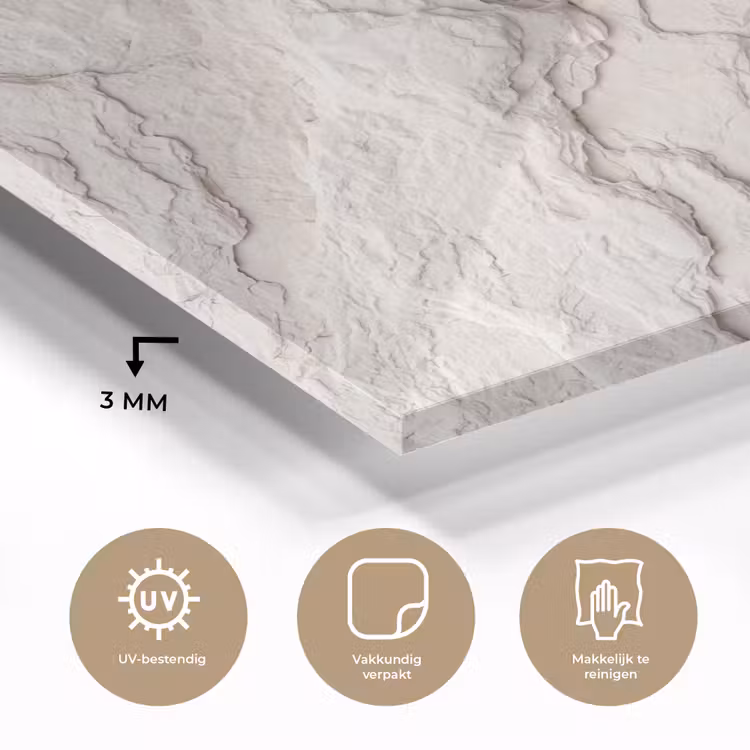 Rots - Structuur - Natuur - Beige - Abstract plexiglas 5mm klein -sfeer2