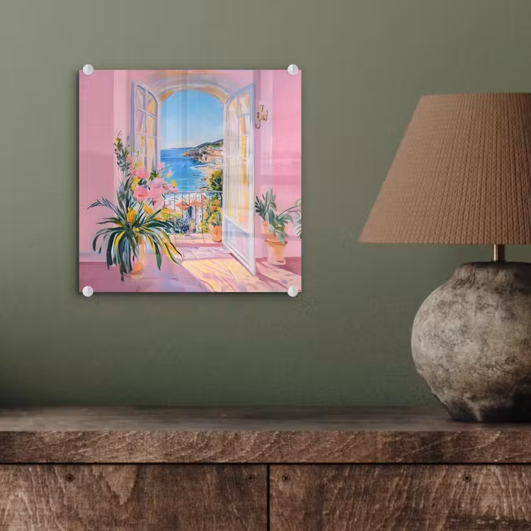 Roze - Buiten - Verf plexiglas 5mm klein -sfeer3