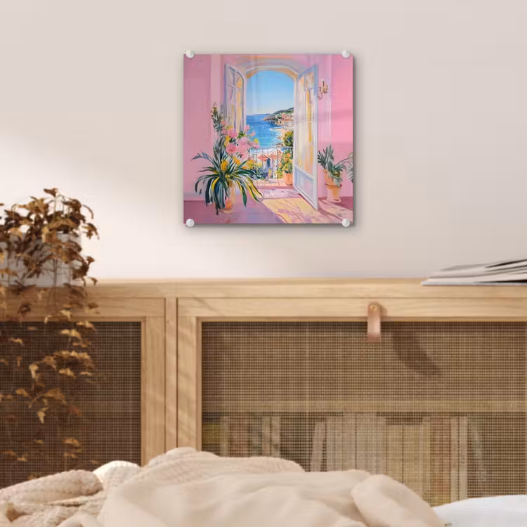 Roze - Buiten - Verf plexiglas 5mm klein -sfeer4
