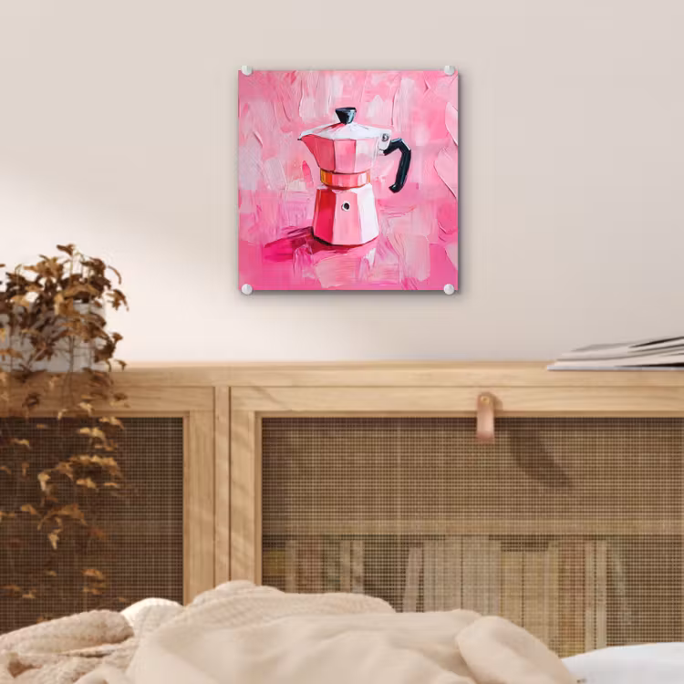 Roze - Verf - Coffee plexiglas 5mm klein -sfeer4