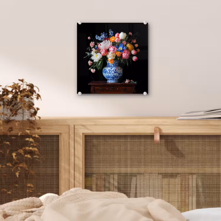 Rozen - Bloemen - Vaas - Boeket plexiglas 5mm klein -sfeer4
