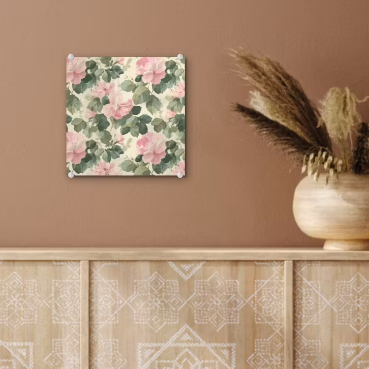 Rozen - Botanisch - Roze plexiglas 5mm klein 11 -sfeer5