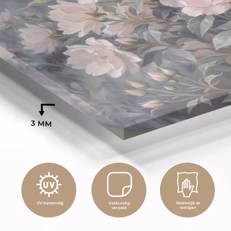 Rozen - Illustratie - Roze plexiglas 5mm klein -sfeer2