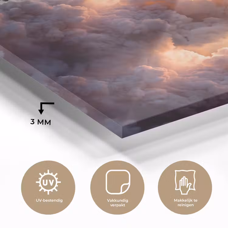 Glas schilderij - Ruimtevaartuig - Lancering - Sterren - Ruimtevaartuig - Lancering - Sterren plexiglas 5mm klein