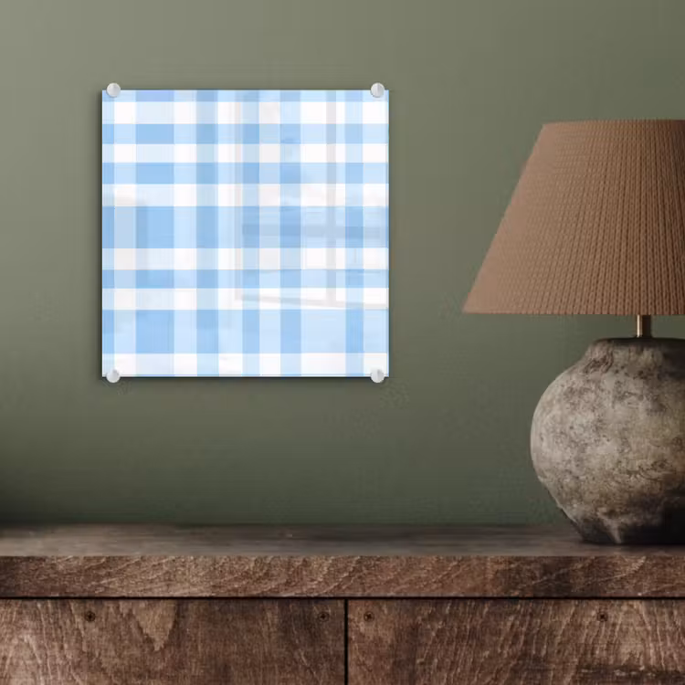 Ruit - Patroon - Blauw plexiglas 5mm klein 11 -sfeer3