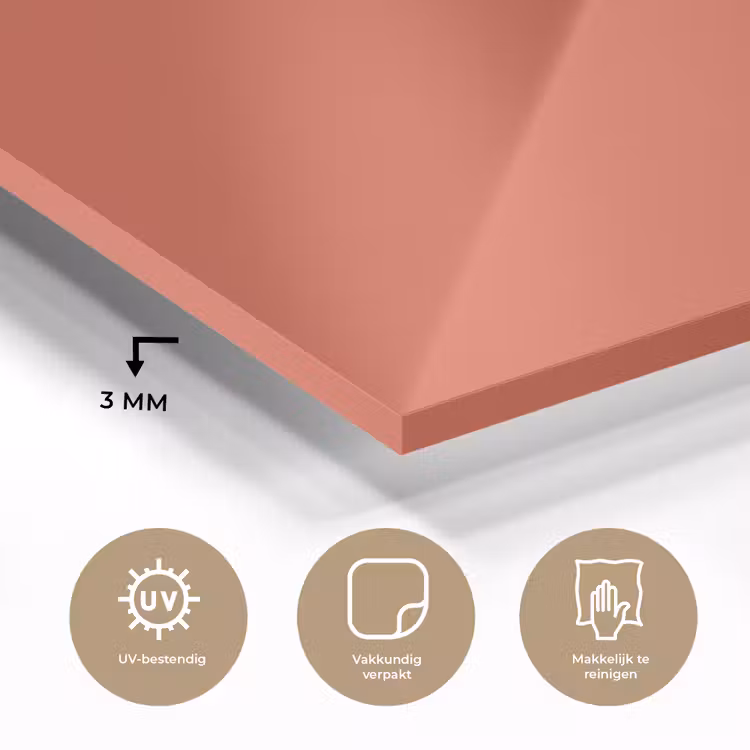 Rustic - Clay - Oranje plexiglas 5mm klein 11 -sfeer2