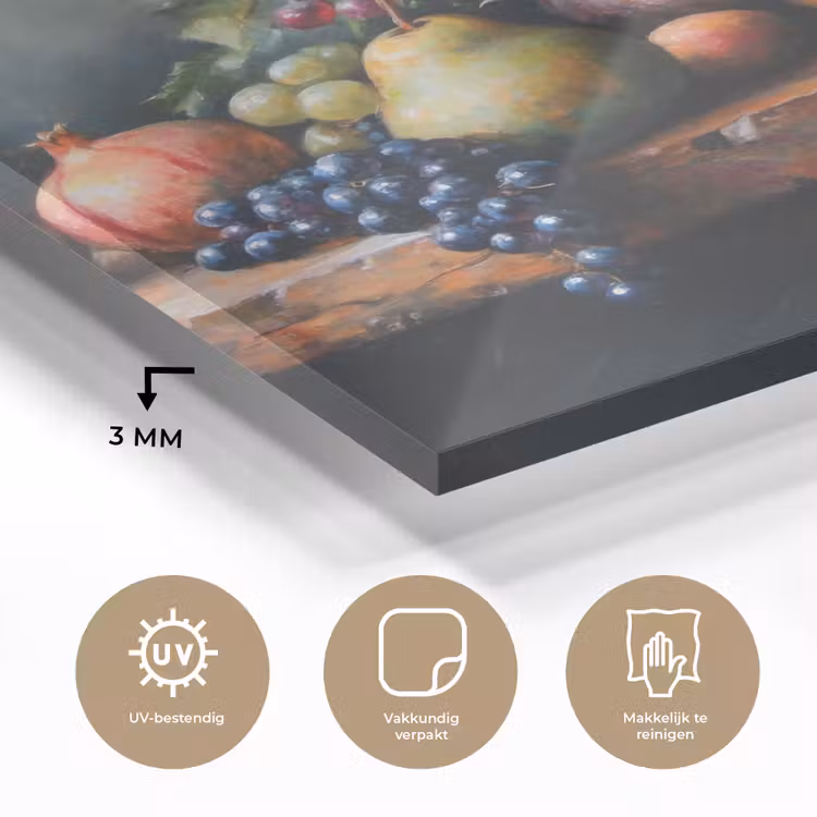 Rustiek - Stilleven - Fruit plexiglas 5mm klein -sfeer2