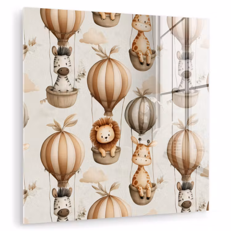 Safari - Luchtballonen - Taupe plexiglas 5mm klein 11 -zzzproduct_nieuw