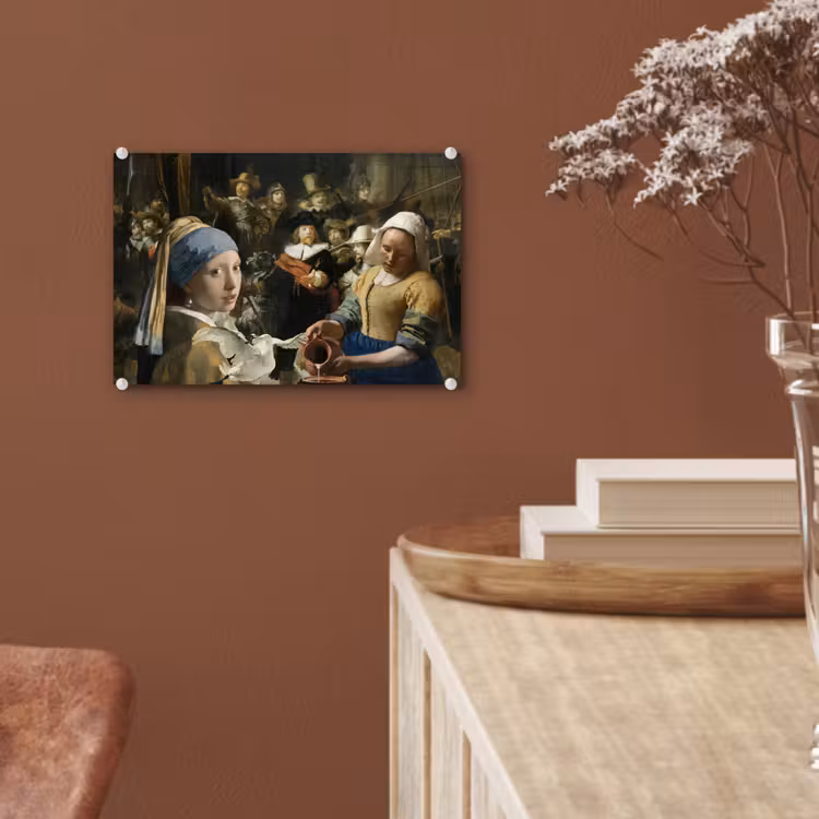 Schilderij - Oude Meesters - Zwaan plexiglas 5mm klein -sfeer5