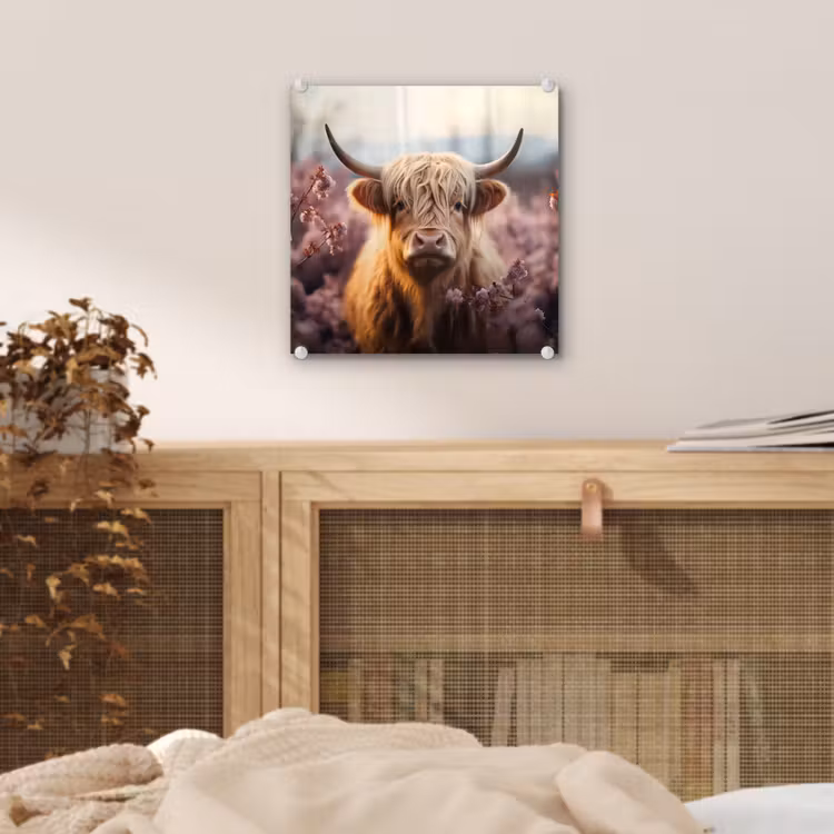 Schotse hooglander - Lente - Hooglanden plexiglas 5mm klein -sfeer4