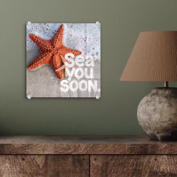 Sea you soon - Zeester - Zee plexiglas 5mm klein -sfeer3