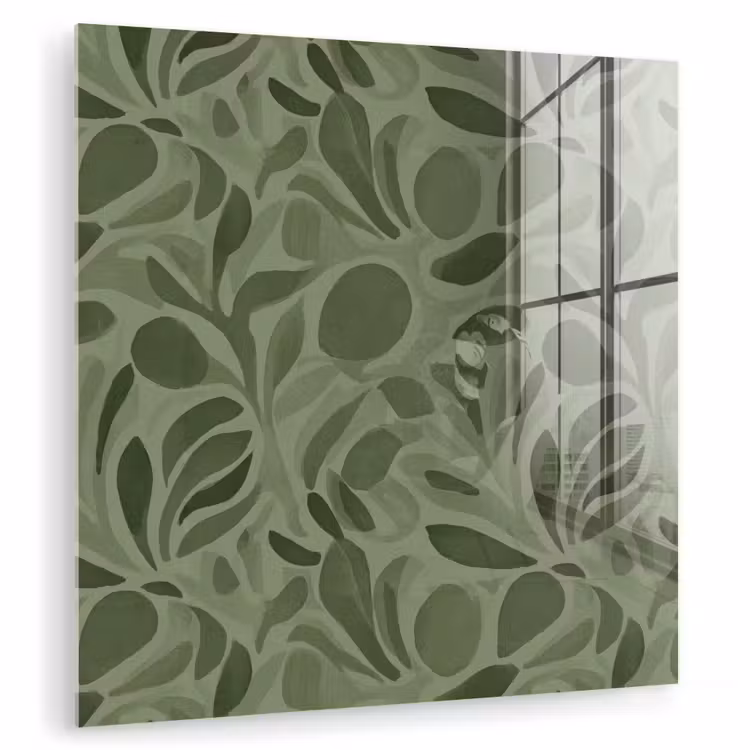 Sereen - Bladeren - Groen plexiglas 5mm klein 11 -zzzproduct_nieuw
