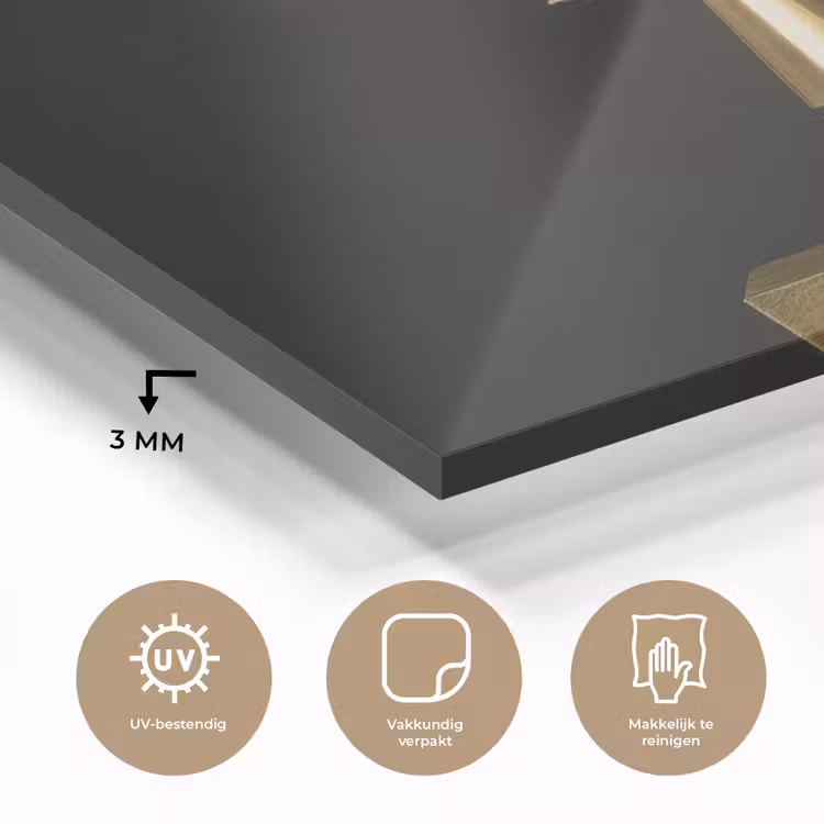 Sierlijk - Boeket - Goud - Vaas plexiglas 5mm klein -sfeer2