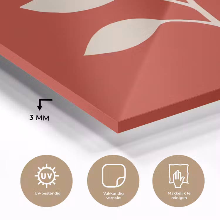 Silhouet - Bladeren - Tak plexiglas 5mm klein -sfeer2
