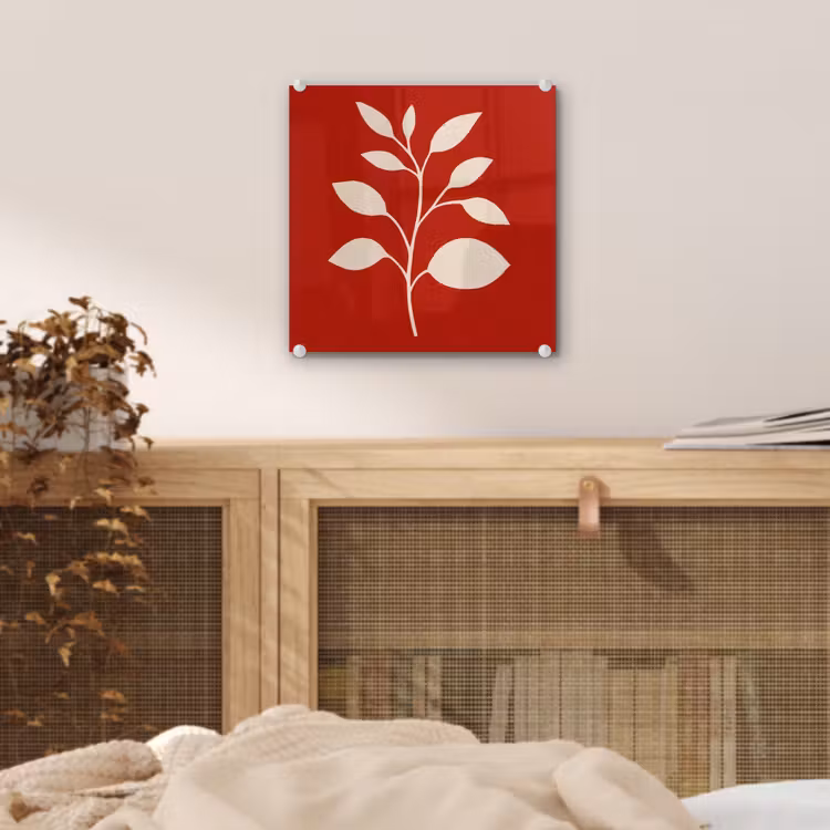 Silhouet - Bladeren - Tak plexiglas 5mm klein -sfeer4