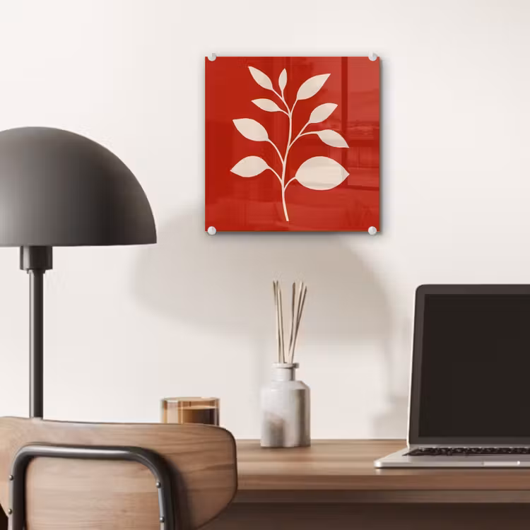 Silhouet - Bladeren - Tak plexiglas 5mm klein -sfeer6