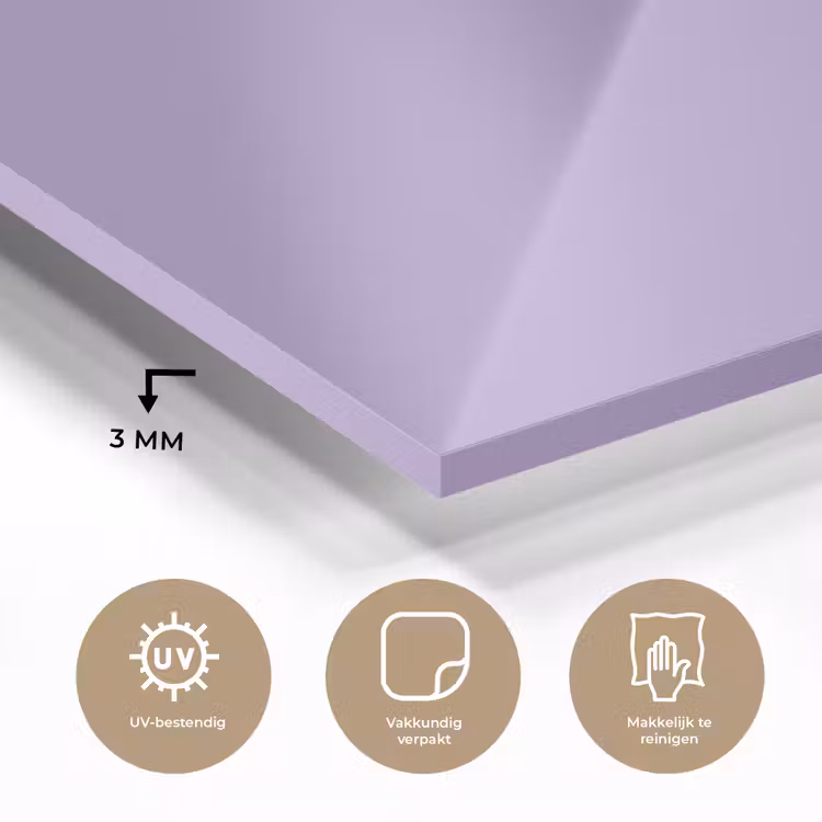 Soft - Lavender - Paars plexiglas 5mm klein 11 -sfeer2