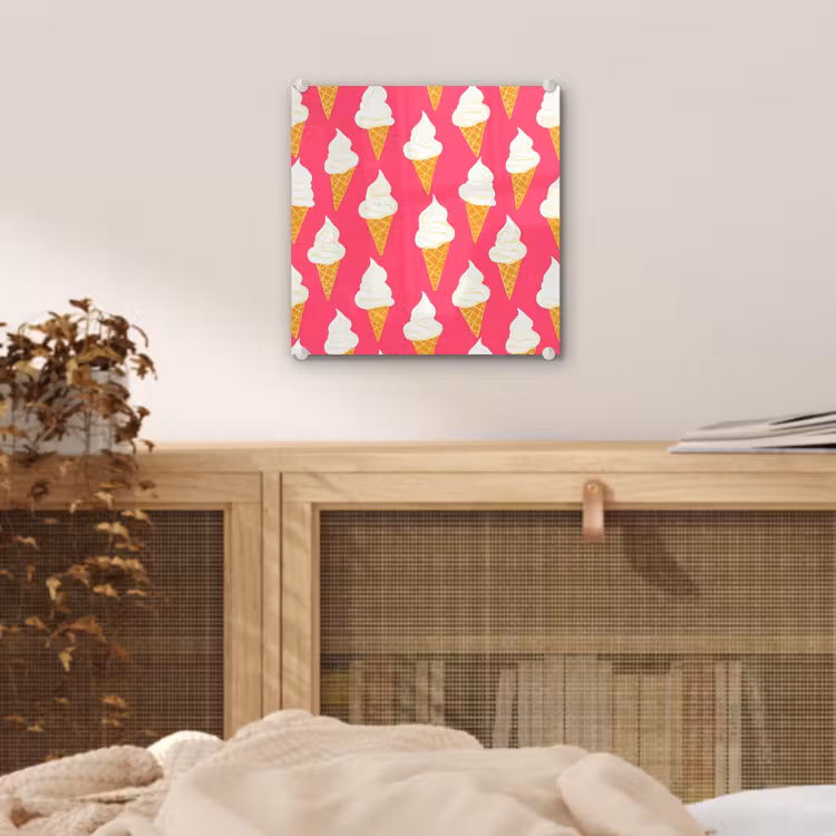 Softijs - Horentje - Roze plexiglas 5mm klein 11 -sfeer4