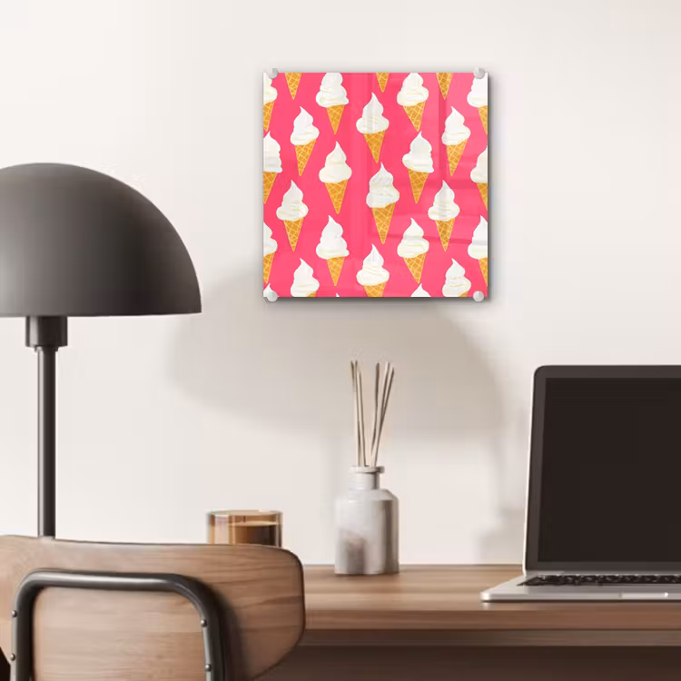 Softijs - Horentje - Roze plexiglas 5mm klein 11 -sfeer6