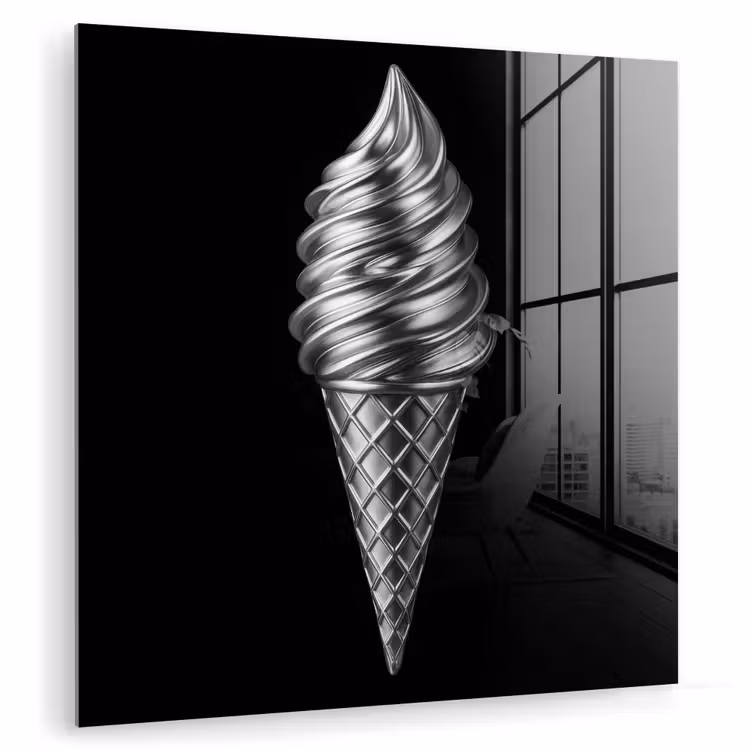 Softijs - Realistisch - Futuristisch plexiglas 5mm klein -zzzproduct_nieuw