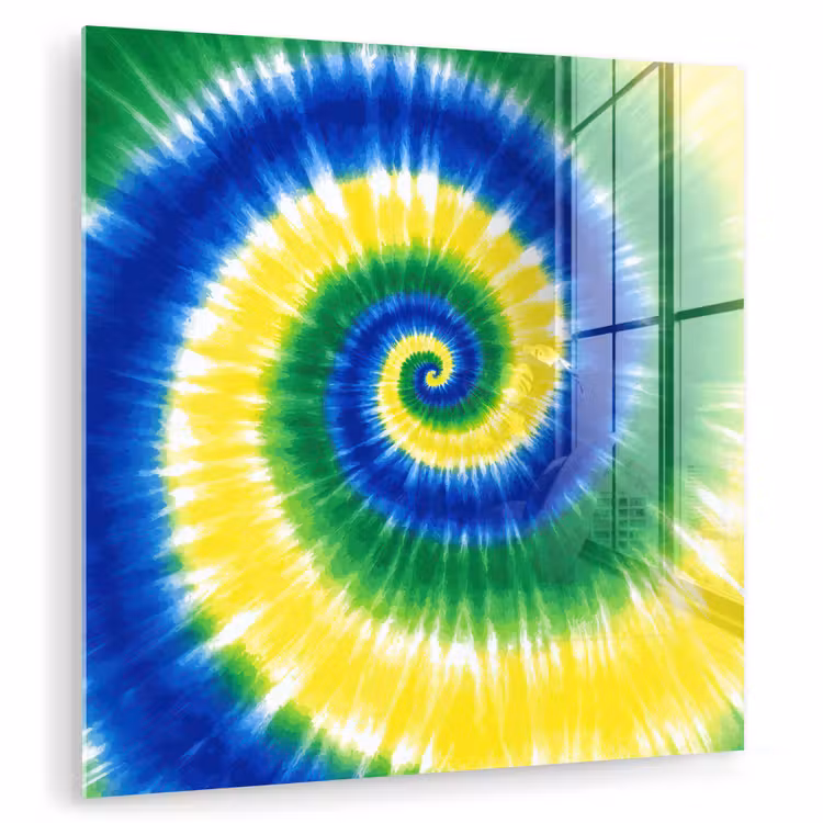 Spiraal - Groen - Draaiend plexiglas 5mm klein -zzzproduct_nieuw