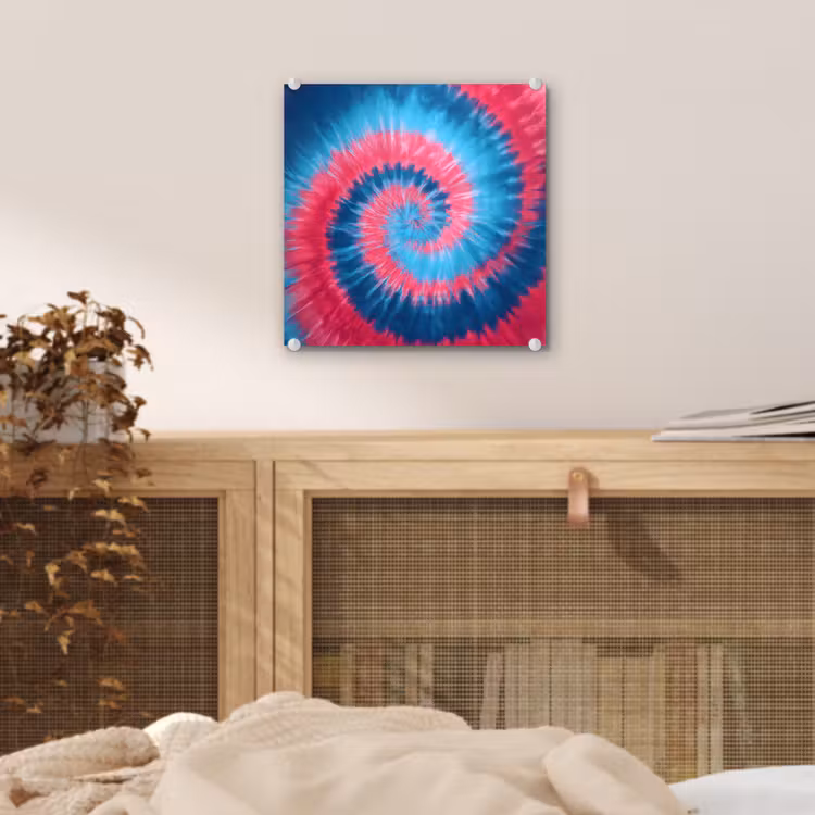 Spiraal - Roze - Draaiend plexiglas 5mm klein -sfeer4