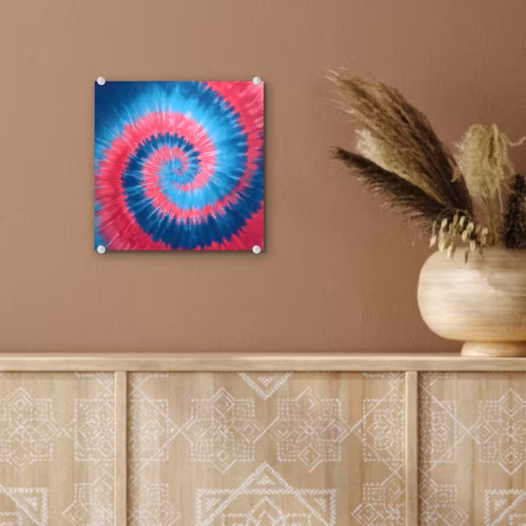 Spiraal - Roze - Draaiend plexiglas 5mm klein -sfeer5