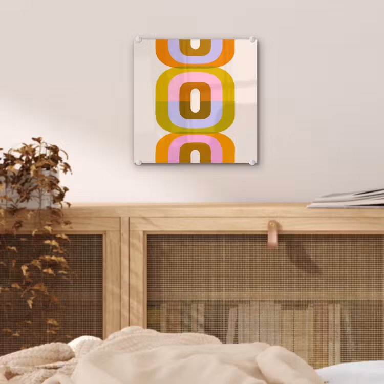Stapel - Vormen - Geblokt - Oranje plexiglas 5mm klein -sfeer4