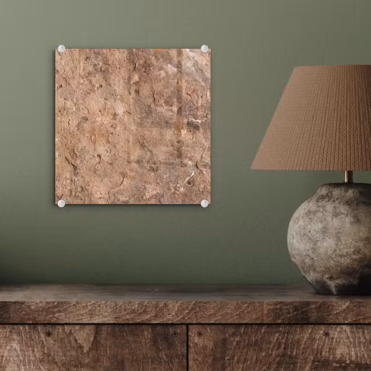 Steen - Natuur - Textuur - Abstract - Bruin plexiglas 5mm klein -sfeer3