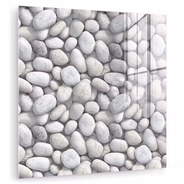 Steentjes - Grijs - Ovaal plexiglas 5mm klein 11 -zzzproduct_nieuw
