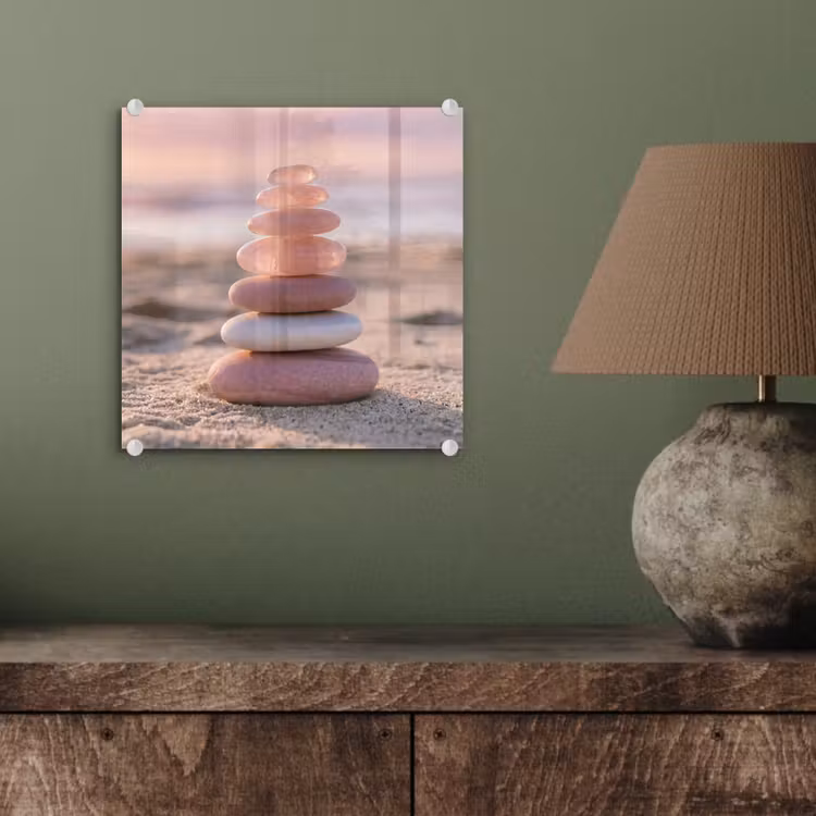 Stenen - Zand - Roze plexiglas 5mm klein -sfeer3