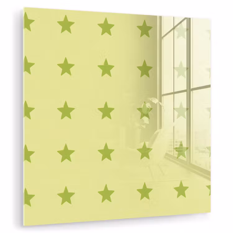 Sterren - Patroon - Groen plexiglas 5mm klein 11 -zzzproduct_nieuw