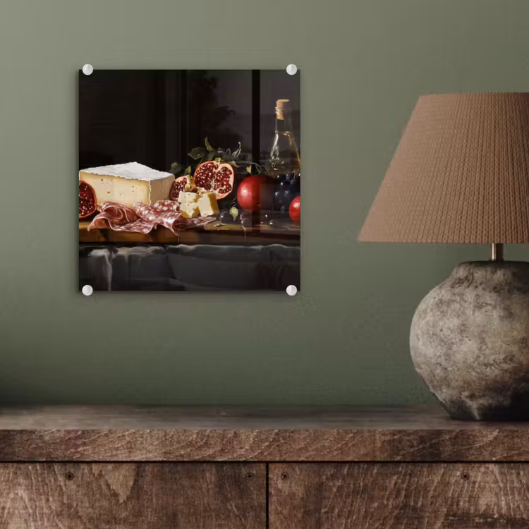 Stilleven - Vintage - Borrelplank plexiglas 5mm klein -sfeer3