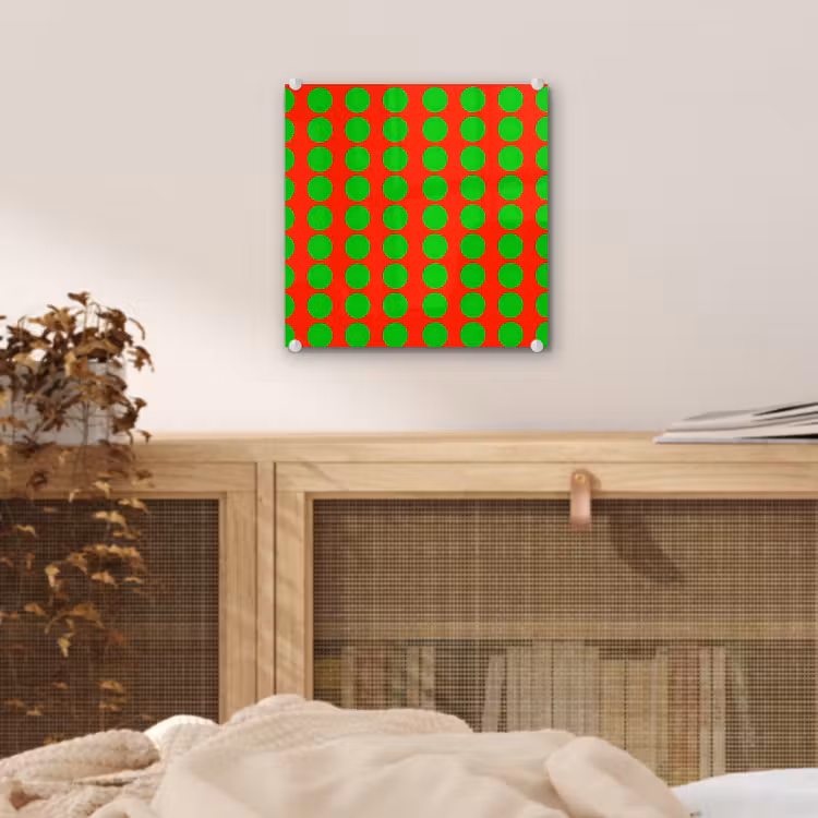 Stippen - Patroon - Groen plexiglas 5mm klein 11 -sfeer4