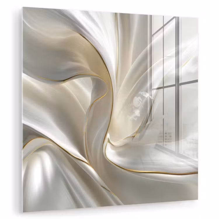 Stof - Plooien - Goud plexiglas 5mm klein -zzzproduct_nieuw