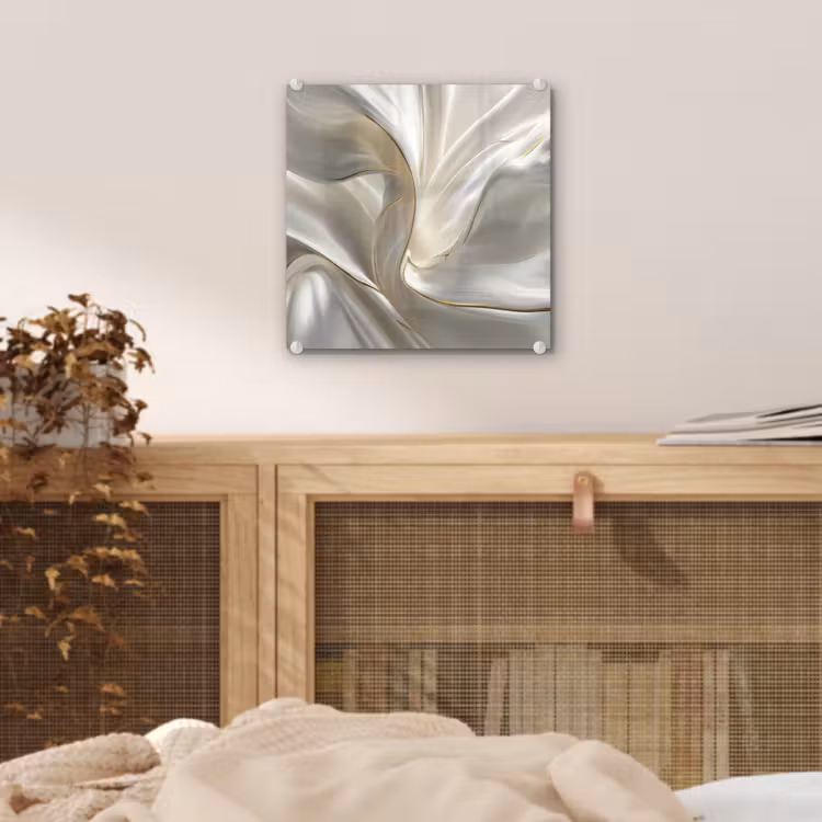 Stof - Plooien - Goud plexiglas 5mm klein -sfeer4