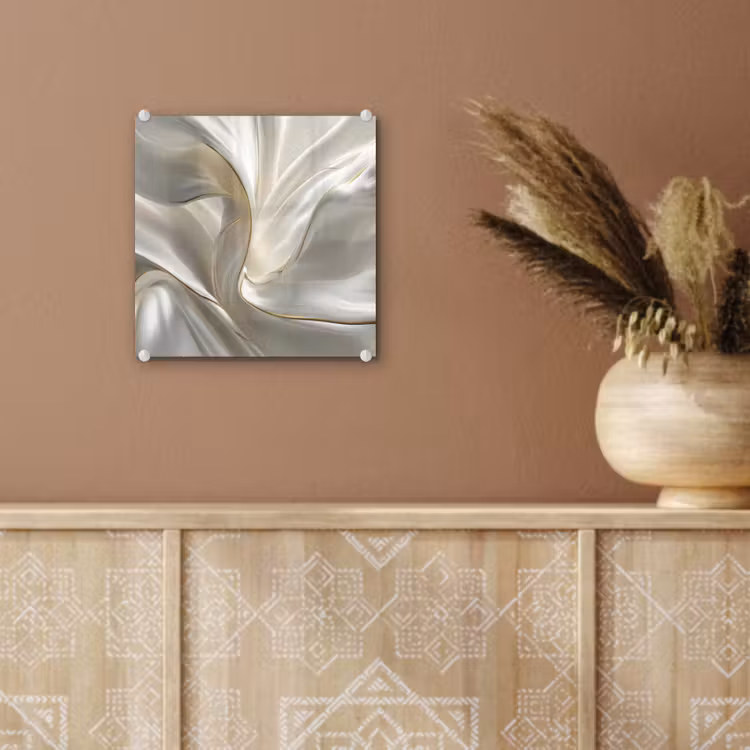 Stof - Plooien - Goud plexiglas 5mm klein -sfeer5