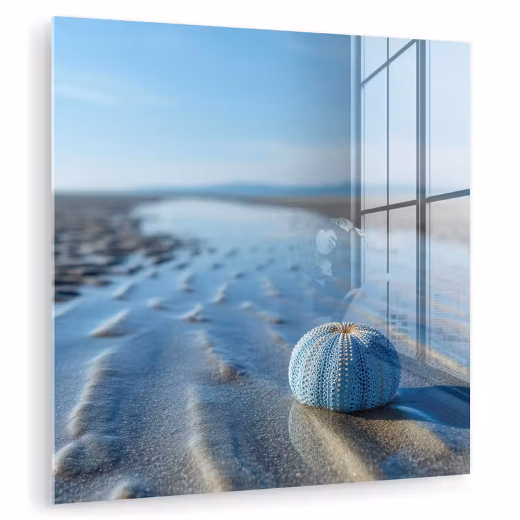 Strand - Schild - Water - Blauw plexiglas 5mm klein -zzzproduct_nieuw