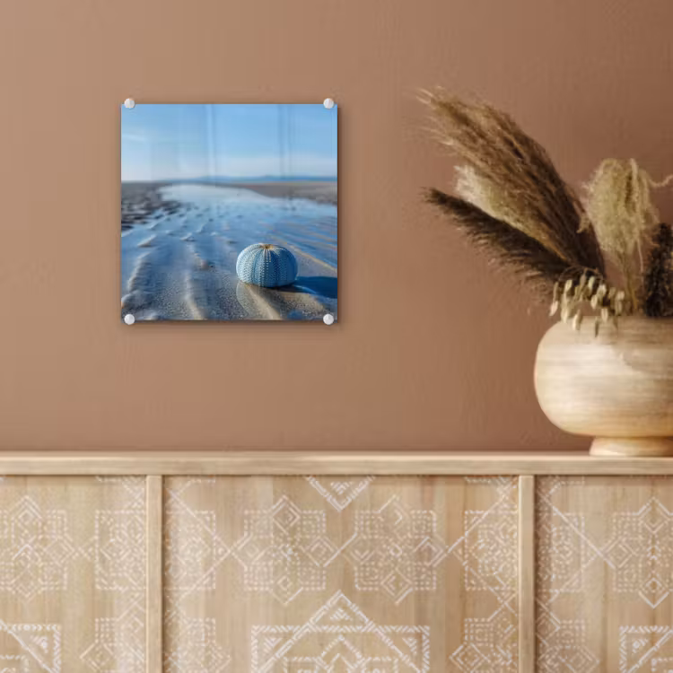 Strand - Schild - Water - Blauw plexiglas 5mm klein -sfeer5
