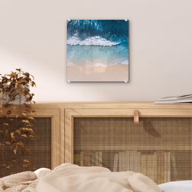 Strand - Zee - Golven - Natuur - Blauw plexiglas 5mm klein -sfeer4
