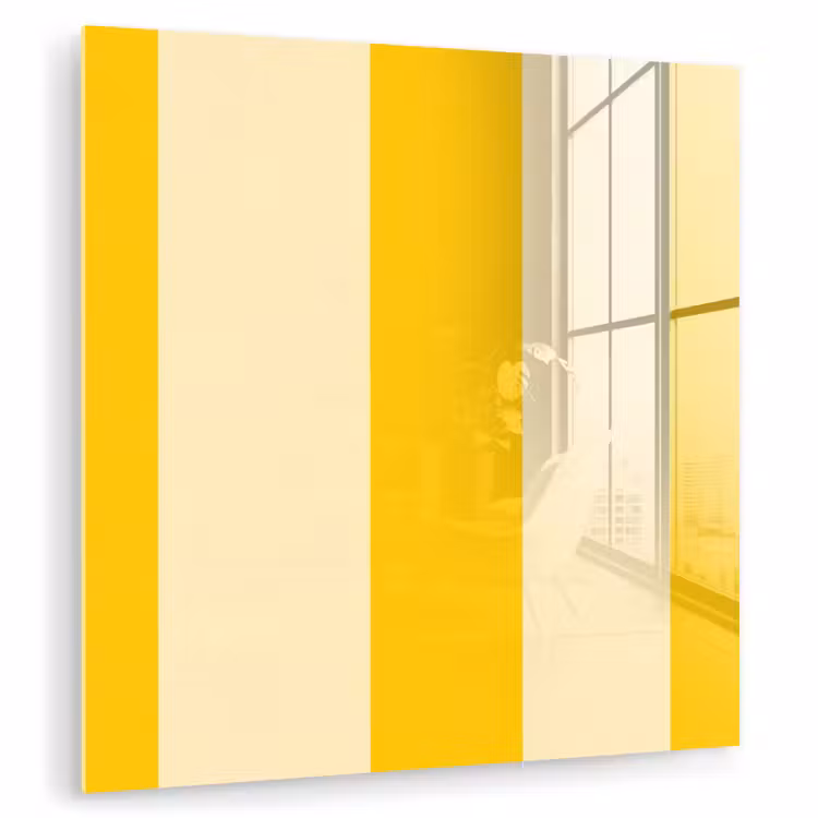 Strepen - Klassiek - Geel plexiglas 5mm klein 11 -zzzproduct_nieuw