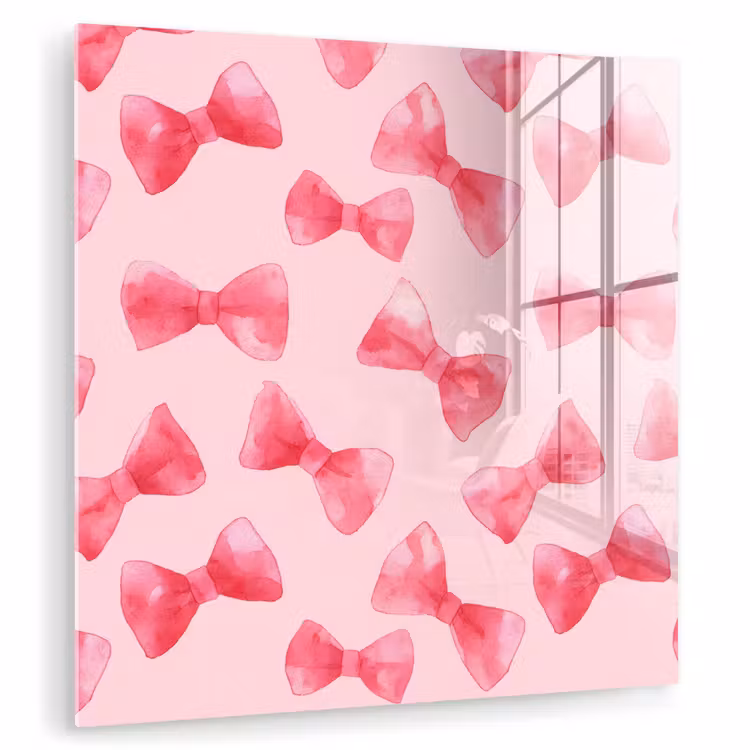 Strikken - Aquarel - Roze plexiglas 5mm klein 11 -zzzproduct_nieuw