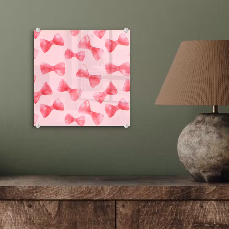 Strikken - Aquarel - Roze plexiglas 5mm klein 11 -sfeer3