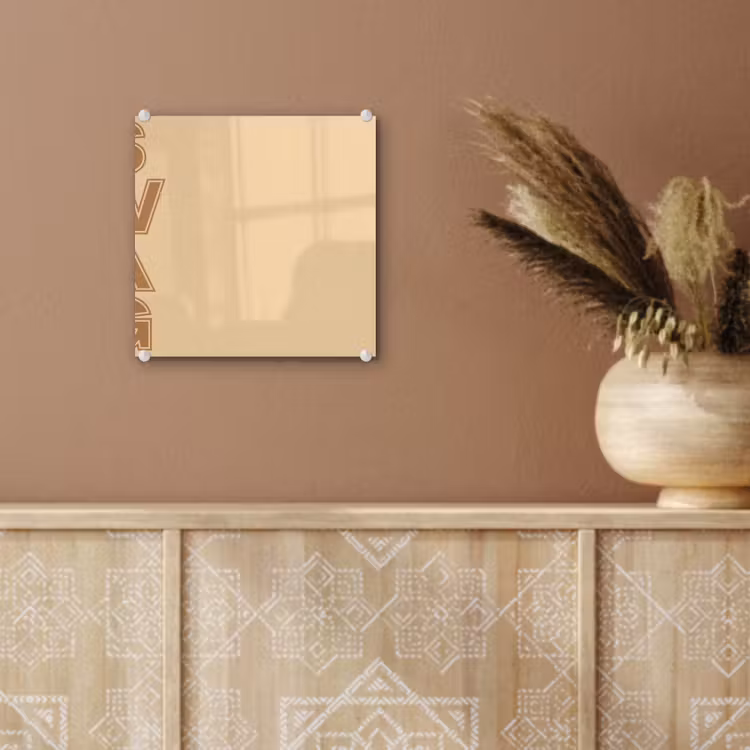 Swag - Bruin - Beige plexiglas 5mm klein -sfeer5