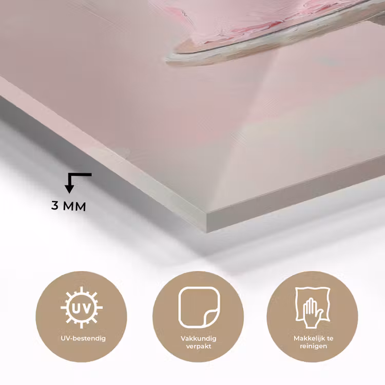 Taart - Pink - Cherry plexiglas 5mm klein -sfeer2
