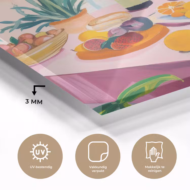 Tafel - Wijn - Fruit plexiglas 5mm klein -sfeer2