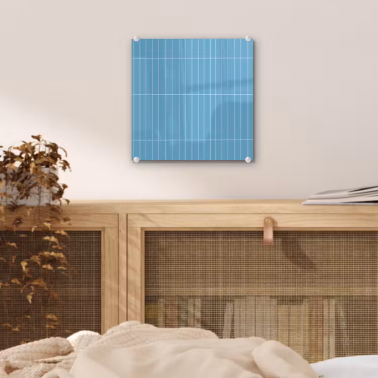 Tegel - Langwerpig - Patroon - Blauw plexiglas 5mm klein 11 -sfeer4
