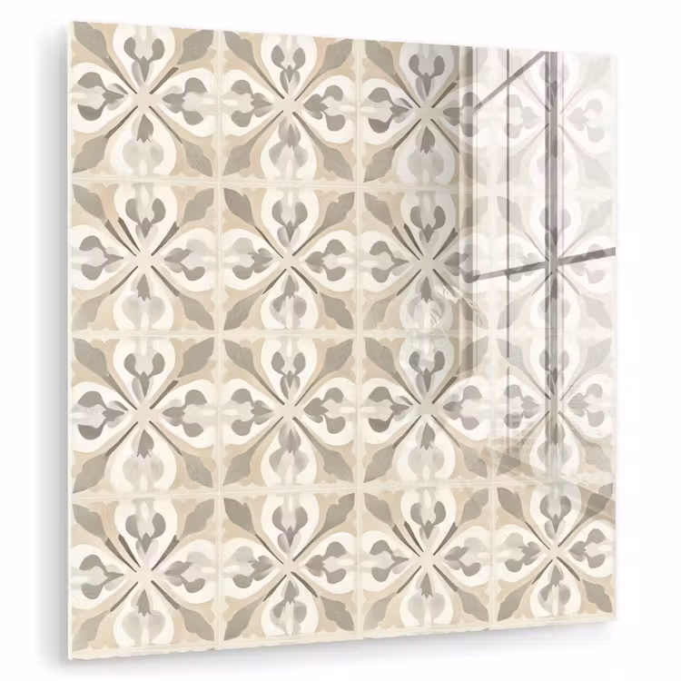 Tegel - Motief - Beige plexiglas 5mm klein 11 -zzzproduct_nieuw