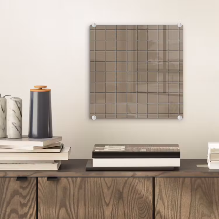 Tegel - Patroon - Taupe plexiglas 5mm klein 11 -sfeer1